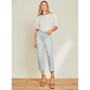 Veronica Beard Blake High-Rise Classic Straight Jeans